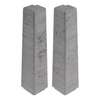Narożnik zewn. do listwy przypodłogowej MASTERLINE 13x80mm 1kpl=2szt Cezar Greystone Matowe