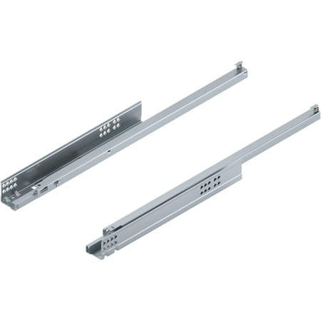 TANDEM Zintegrowany BLUMOTION Częściowy wysuw, Prowadnica, 30 kg, dł.=550 mm, do Grubość płyty 17-19 mm, wymaga sprzęgła, lewa/prawa