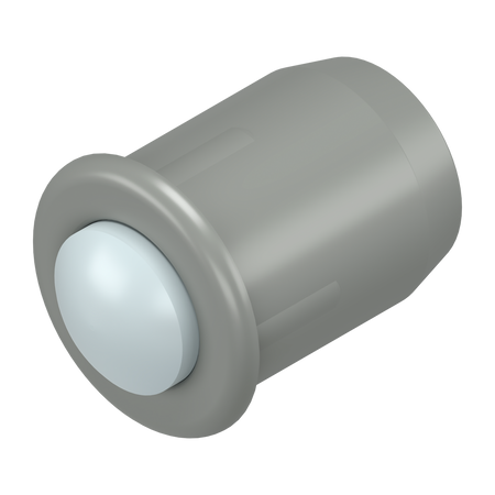 odbojnik,   8 mm, nawiercić, wysokość: 2.5 mm