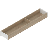 AMBIA-LINE  ramki do szuflady standardowej, do LEGRABOX/MERIVOBOX, w opcji drewnopodobnej, dł.=550 mm, szerokość=100 mm