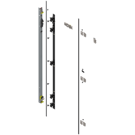 REVEGO duo, Listwa synchronizacyjna zawiasów Zestaw, do Wysokość kieszeni 2257–2406 mm, l.
