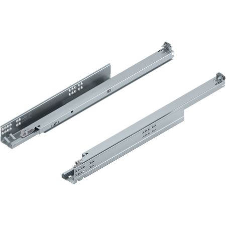 TANDEM Zintegrowany BLUMOTION Pełny wysuw, Prowadnica, 30 kg, dł.=550 mm, do Grubość płyty 17-19 mm, wymaga sprzęgła, lewa/prawa