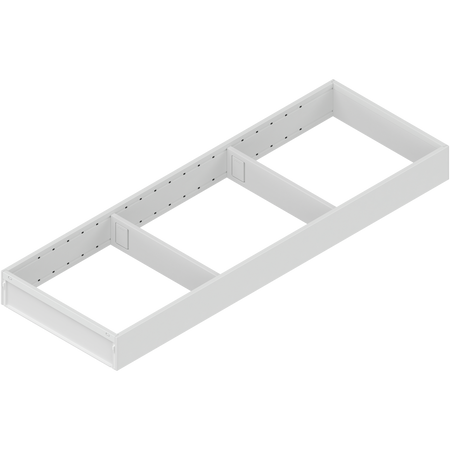 AMBIA-LINE  ramki do szuflady standardowej, do LEGRABOX/MERIVOBOX, stal, dł.=600 mm, szerokość=200 mm
