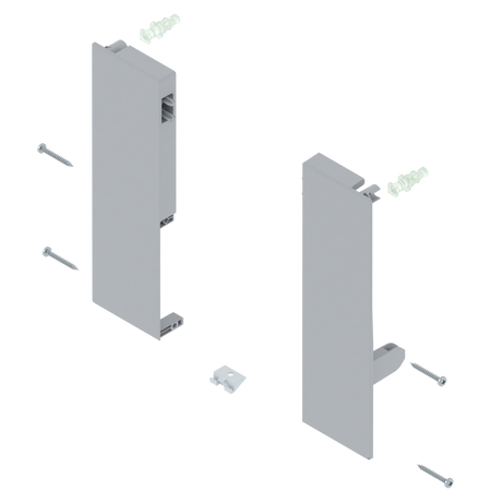 Mocowanie frontu TANDEMBOX , wys. D, do szuflady wewnętrznej z pojedynczym relingiem, lewe/prawe, do TANDEMBOX antaro