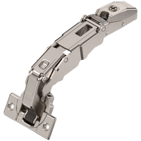 CLIP top Zawias z szerokim kątem otwarcia i zerowym uskokiem 155°,Drzwi nakładane, puszka: na wkręty