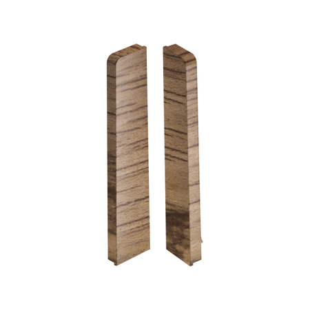 Zaślepki para do listwy przypodłogowej MASTERLINE 13x80mm 1kpl=2szt(L+P) Cezar Irlandia Matowe