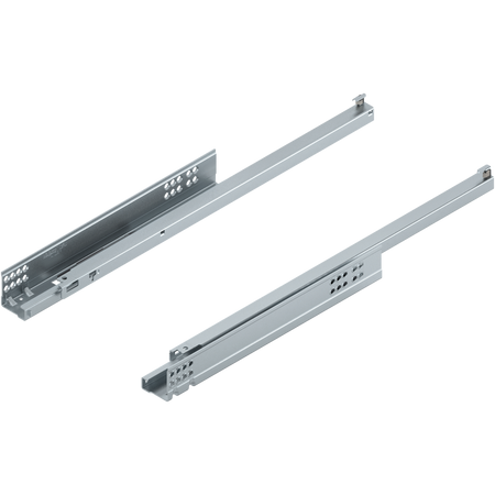 TANDEM Zintegrowany BLUMOTION Częściowy wysuw, Prowadnica, 30 kg, dł.=500 mm, do Grubość płyty 17-19 mm, wymaga sprzęgła, lewa/prawa
