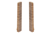 Zaślepki para do listwy przypodłogowej MASTERLINE 13x80mm 1kpl=2szt(L+P) Cezar Umbra Matowe