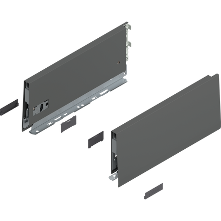 Bok MERIVOBOX, wysokość K (129 mm), dł.=300 mm, lewy/prawy
