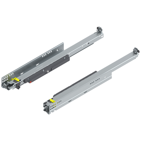 MOVENTO z TIP-ON, pełny wysuw, prowadnica, 40 kg, dł.=550 mm, wymaga sprzęgła, lewa/prawa