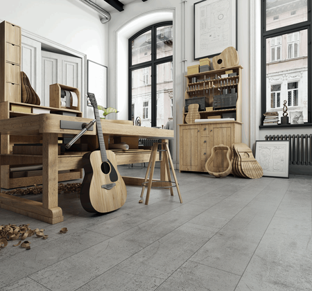 Panele podłogowe laminowane WR 24H AC5 Platinium Paloma Beton Milenium SWISS KRONO