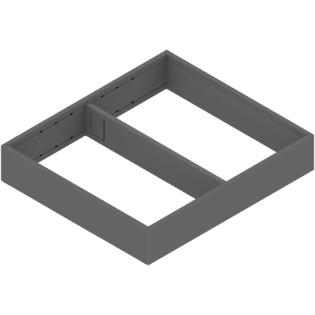 AMBIA-LINE ramki do szuflady standardowej, do LEGRABOX/MERIVOBOX, stal, dł.=300 mm, szerokość=242 mm