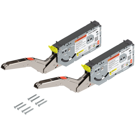 Front uchylny AVENTOS HK top, siłownik (zestaw), współczynnik mocy=1730-5200 (przy 2 sztukach), na wkręty, odpowiedni do SERVO-DRIVE