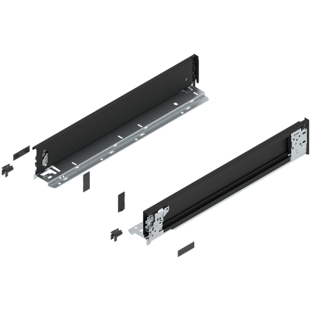 Bok LEGRABOX (za korpusem), wysokość M (90.5 mm), dł.=500 mm, lewy/prawy, do LEGRABOX pure