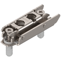 CLIP prowadnik, prosty, 3 mm, Stal, z kołkiem rozporowym EXPANDO, RW: mimośród