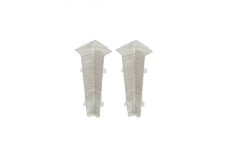 Narożnik wewn. do listwy przypodłogowej Hi Line 23,4x75mm 1kpl=2szt Cezar Jesion Santiago Matowe