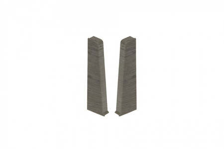 Zaślepki para do listwy przypodłogowej Hi Line 23,4x75mm 1kpl=2szt(L+P) Cezar Dąb Olivier Matowe