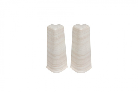 Narożnik zewn. do listwy przypodłogowej Hi Line 23,4x75mm 1kpl=2szt Cezar Dąb Aspen Matowe