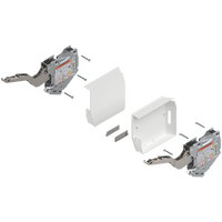 AVENTOS HK-S do małych frontów uchylnych, siłownik (zestaw), współczynnik mocy=400-1000 przy 2 szt., na wkręty