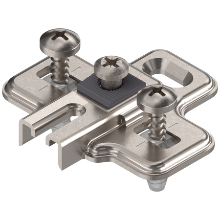 MODUL prowadnik, krzyżakowy, 0 mm, Stal, z kołkiem rozporowym EXPANDO, RW: otwór podłużny