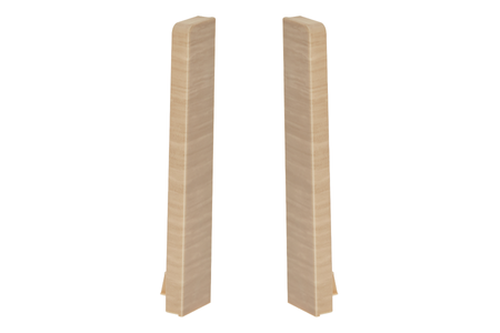 Zaślepki para do listwy przypodłogowej MASTERLINE 13x80mm 1kpl=2szt(L+P) Cezar Siena Matowe