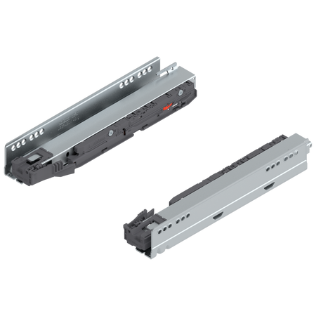 Prowadnica korpusu LEGRABOX Zint. BLUMOTION / odpowiedni do TOB / odpowiedni do SERVO-DRIVE, pełny wysuw, 40 kg, dł.=300 mm, lewa/prawa