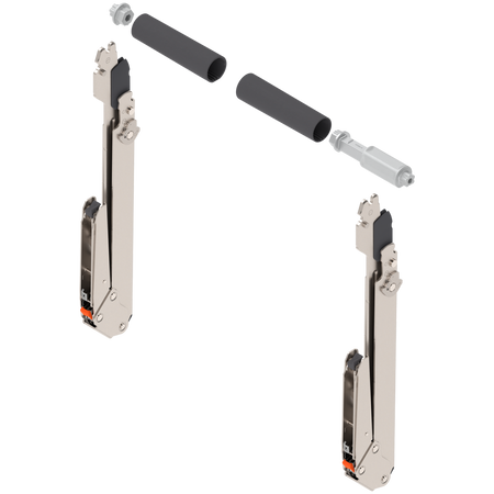 AVENTOS HL top do frontów nad korpusem, podnośnik (zestaw), wys. korpusu=390-540 mm, symetryczny