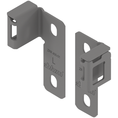 MERIVOBOX uchwyt relingu (tylny), uniwersalnie mocowany, nieregulowany reling, na wkręty, prawy+lewy