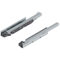 Prowadnica korpusu LEGRABOX Zint. BLUMOTION / odpowiedni do TOB / odpowiedni do SERVO-DRIVE, pełny wysuw, 40 kg, dł.=450 mm, lewa/prawa