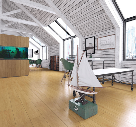 Panele podłogowe laminowane AC4 Platinium Marine Dąb Kaspijski SWISS KRONO