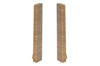 Zaślepki para do listwy przypodłogowej MASTERLINE 13x80mm 1kpl=2szt(L+P) Cezar Cinnamon Matowe