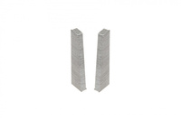 Zaślepki para do listwy przypodłogowej Hi Line 23,4x75mm 1kpl=2szt(L+P) Cezar Dąb Szary Jasny Matowe