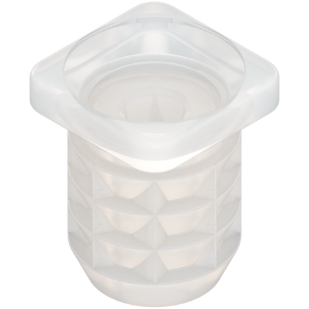 kołek wciskany, tworzywo