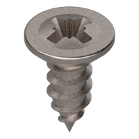 wkręt do blach, łeb wpuszczany,  3,53 mm, Długość całkowita (z łbem): 9.83 mm