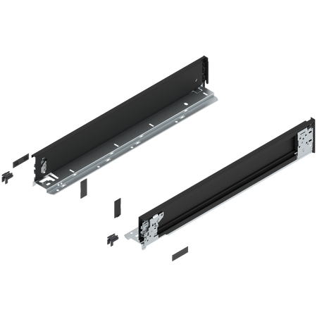 Bok LEGRABOX (za korpusem), wysokość M (90.5 mm), dł.=550 mm, lewy/prawy, do LEGRABOX pure