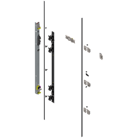 REVEGO duo, Listwa synchronizacyjna zawiasów Zestaw, do Wysokość kieszeni 1507–1656 mm, l.