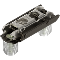 CLIP prowadnik, prosty, 0 mm, Stal, RW: mimośród