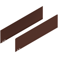 LEGRABOX Element dekoracyjny, wysokość C (177 mm), dł.=650 mm, prawy+lewy