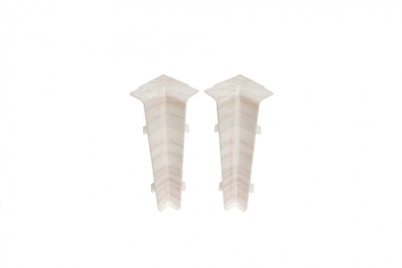 Narożnik wewnętrzny do listwy przyp. Hi Line 23,4x75mm 1kpl=2szt Cezar Dąb Aspen Mat