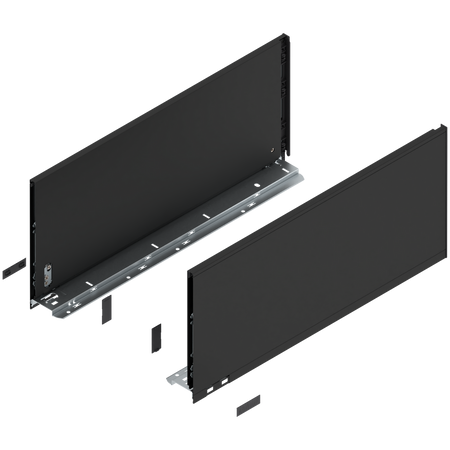 Bok szuflady LEGRABOX, wysokość F (241 mm), dł.=550 mm, lewy/prawy, do LEGRABOX pure