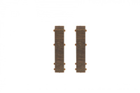 Łącznik listwy do listwy przypodłogowej Hi Line 23,4x75mm 1kpl=2szt Cezar Dąb Leonardo Matowe