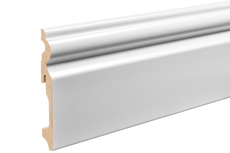 Listwa MDF przyp. LP 115x14,5mm gr. 14,5mm Cezar Biały RAL9003 Matowe 2,20m