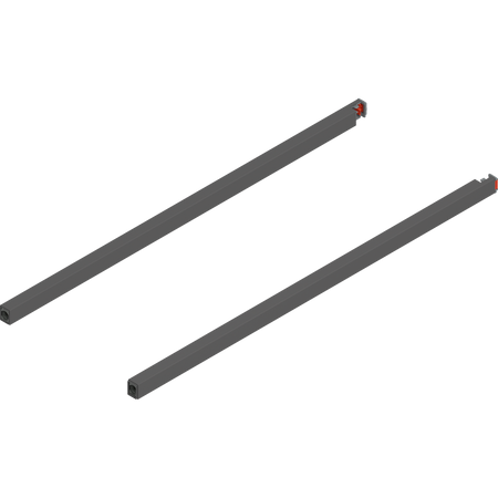 Reling podłużny MERIVOBOX , dł.=550 mm, lewy/prawy