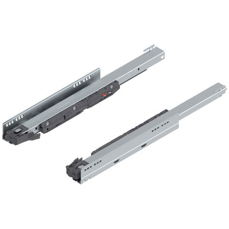 Prowadnica korpusu LEGRABOX Zint. BLUMOTION / odpowiedni do TOB / odpowiedni do SERVO-DRIVE, pełny wysuw, 40 kg, dł.=500 mm, lewa/prawa