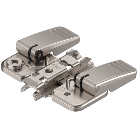 CLIP prowadnik, krzyżakowy, 0 mm, Stal, bez użycia narzędzi z INSERTA, RW: mimośród