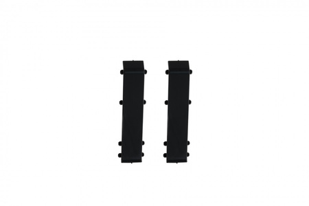 Łącznik listwy do listwy przypodłogowej Hi Line 23,4x75mm 1kpl=2szt Cezar Czarny RAL9005 Matowe