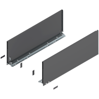 Bok szuflady LEGRABOX, wysokość F (241 mm), dł.=650 mm, lewy/prawy, do LEGRABOX pure