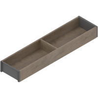 AMBIA-LINE  ramki do szuflady standardowej, do LEGRABOX/MERIVOBOX, w opcji drewnopodobnej, dł.=450 mm, szerokość=100 mm