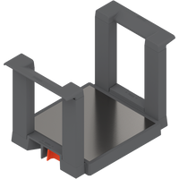 Blum uchwyt na talerze, wysokość=170 mm, średnica talerza=186-322mm, 1 szt.