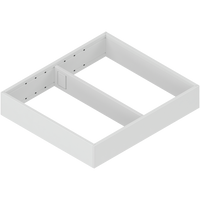 AMBIA-LINE  ramki do szuflady standardowej, do LEGRABOX/MERIVOBOX, stal, dł.=300 mm, szerokość=242 mm